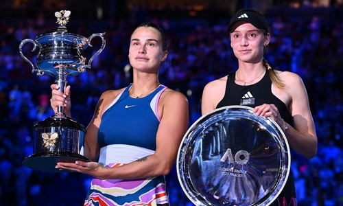 «Огонь и лед». WTA опубликовала эффектное фото Елены Рыбакиной и Арины Соболенко