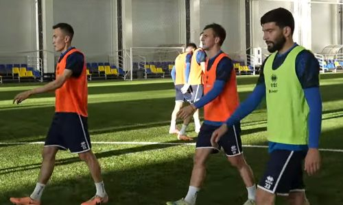 Появилось видео подготовки сборной Казахстана к заключительным матчам отбора Евро-2024