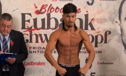 Непобежденный «Казахский король» прошел взвешивание перед следующим боем