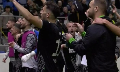 Футболисты «Балкани» прыгали от радости после ничьей в Астане. Видео