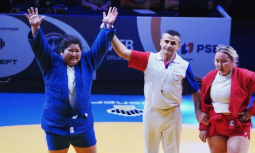 Сборная Казахстана заняла третье место на ЧМ-2023 по самбо в Ереване