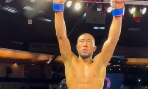 Автор вирусного нокаута стал первым кыргызским бойцом в UFC. Видео