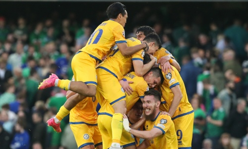 Сборная Казахстана по футболу добилась большой победы в отборе на Евро-2024