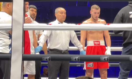 Непобежденный казахстанский боксер проиграл нокаутом узбекистанцу в Ташкенте
