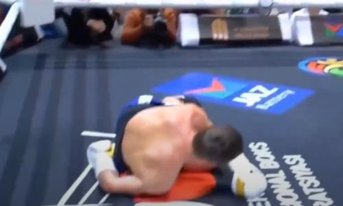 Видео полного боя чемпиона мира по боксу из Узбекистана с быстрым нокаутом украинца в Ташкенте