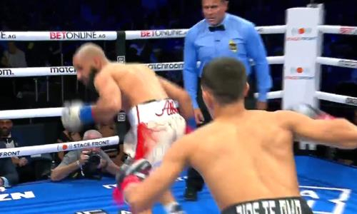 Карьеру экс-чемпиона мира по боксу завершили нокаутом в первом раунде. Видео