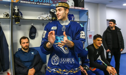 «Надо цепляться за такую игру и стремиться в плей-офф». 19-летний хоккеист «Барыса» о своей первой шайбе в КХЛ и победе над «Нефтехимиком»