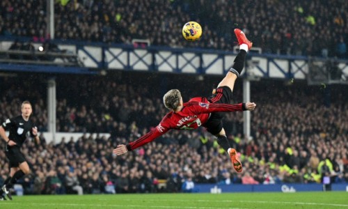 Гол года? Видео фантастического удара Алехандро Гарначо из «Манчестер Юнайтед»