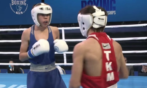 16-летний казахстанский боксер совершил камбэк на ЧМ-2023. Видео