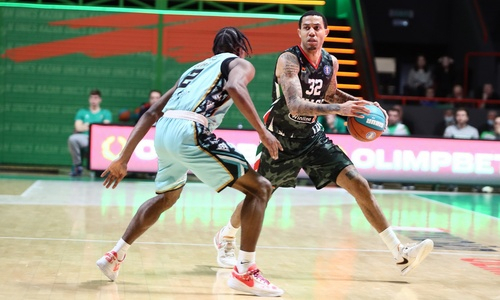 Фоторепортаж с матча Единой лиги ВТБ УНИКС — «Астана» 96:65