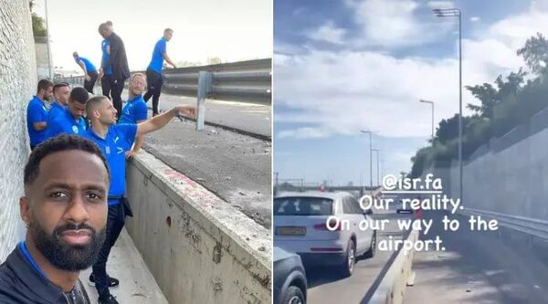 Футболисты сборной Израиля попали под ракетный обстрел