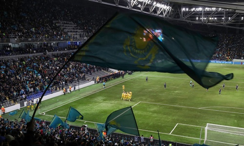 Фоторепортаж с матча отбора на Евро-2024 Казахстан — Сан-Марино 3:1