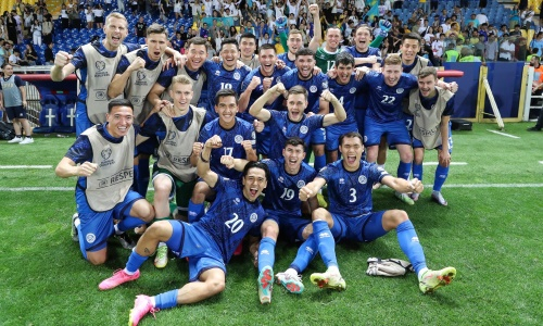 «Покажите это всем!». Футболисты сборной Казахстана покорили европейцев красивым жестом. Фото