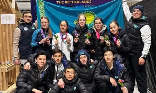 Казахстанские юниоры выиграли две «бронзы» на Кубке мира по шорт-треку