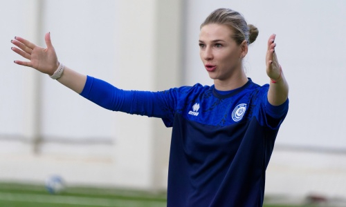 Капитан женской сборной Казахстана высказалась о своем шикарном голе в Лиге наций