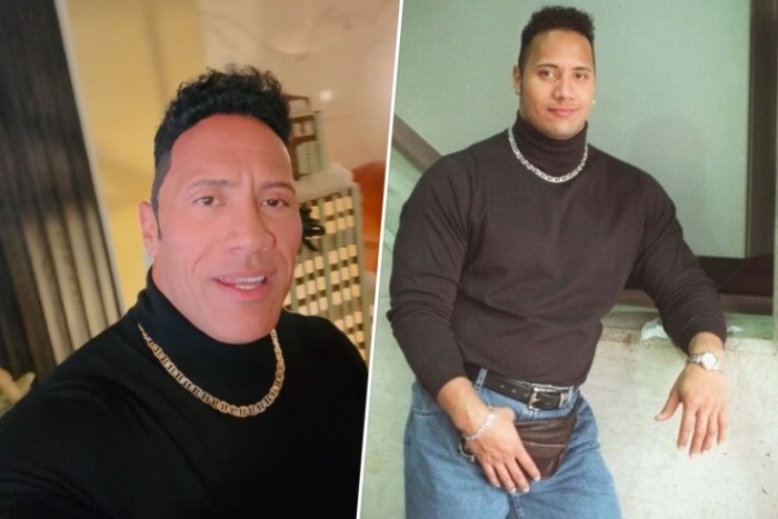 Популярный бывший рестлер повторил свой культовый образ из 90-х. Фото