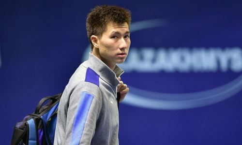 Казахстанский теннисист снялся с первого матча в 2024 году