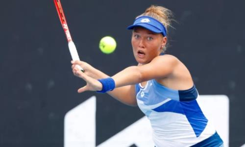 Перешедшая под флаг Казахстана теннисистка потерпела фиаско на Australian Open-2024