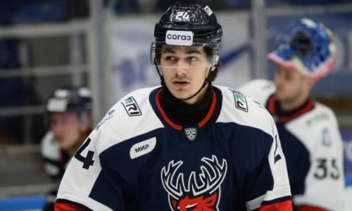 19-летний казахстанец дебютировал в КХЛ