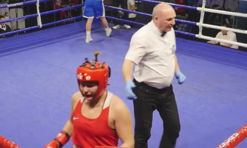 Дисквалификацией закончился бой Казахстана и Узбекистана за «золото» международного турнира по боксу. Видео