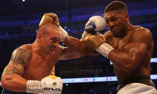 Тренер Нганну назвал ошибку Джошуа в бою с Усиком