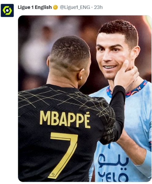 Французская Лига 1 отреагировала на унизительные слова Криштиану Роналду