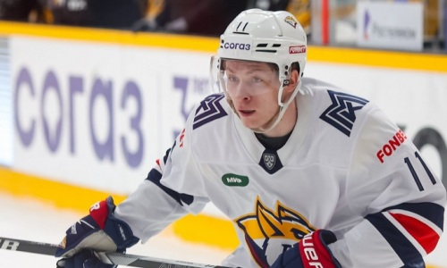 Никита Михайлис признан лучшим игроком матча КХЛ