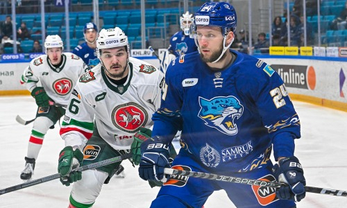 Фоторепортаж с матча КХЛ «Барыс» — «Ак Барс» 1:3