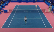 Видеообзор матча на турнире в Монпелье Бублик — Шаповалов 1:6, 7:6, 6:3