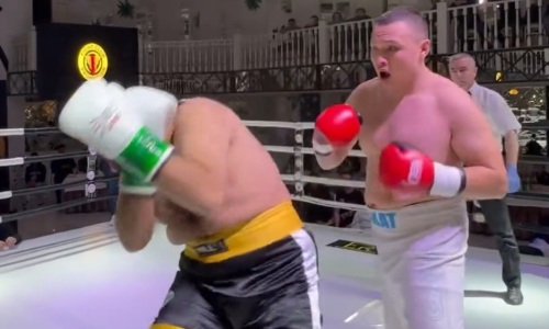 Нокаутом за 12 секунд закончился бой казахстанского боксера