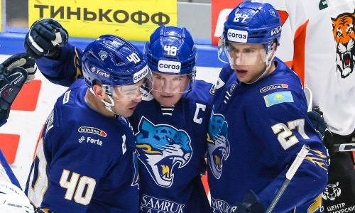 Назван победитель матча «Барыс» — «Амур» в КХЛ