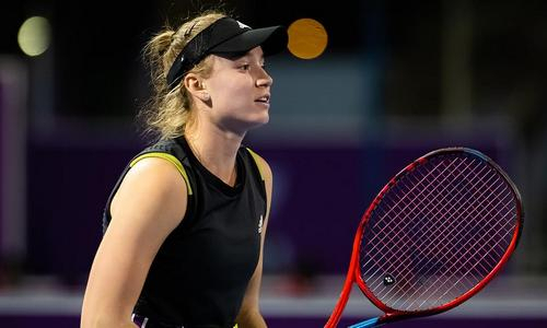 Елену Рыбакину «лишили» уверенной победы на турнире WTA в Дохе