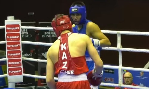 Разгромом закончился бой Казахстан — Узбекистан за медали турнира по боксу Dracula Open-2024