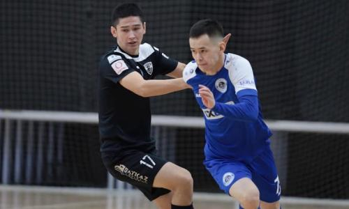 Со счетом 8:3 завершился матч чемпионата Казахстана по футзалу