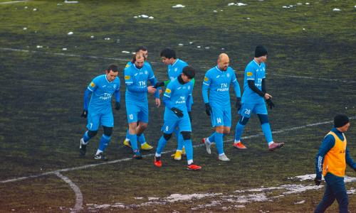 Голевую перестрелку устроили казахстанские клубы в товарищеском матче