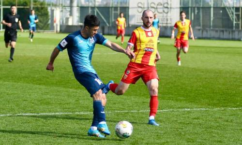 Казахстанский футболист забил первый гол за зарубежный клуб. Видео