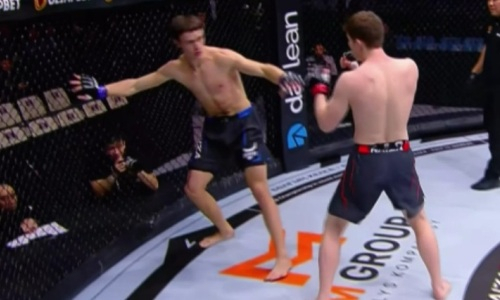 Казахстанский боец за 70 секунд оформил зверский нокаут. Видео