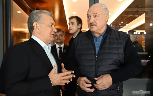 Президенты двух стран посетил матч чемпионата Казхастана. Фото