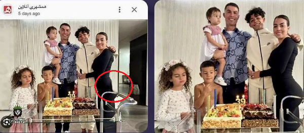 Девушке Роналду «обрезали» ягодицы в Иране. Фото