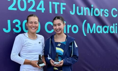 Казахстанская теннисистка вышла в два финала на турнире в Египте