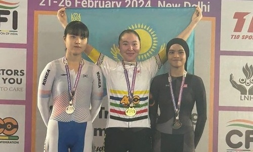 Казахстан завоевал четыре медали в третий день чемпионата Азии по велоспорту на треке