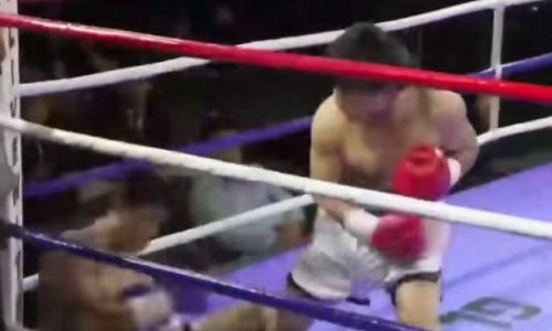 Нокаутом в первом раунде закончился дебют брата чемпиона мира из Узбекистана в профи-боксе. Видео