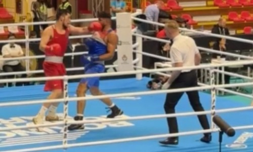 Видео десятого победного боя Казахстана за путевки на Олимпиаду-2024