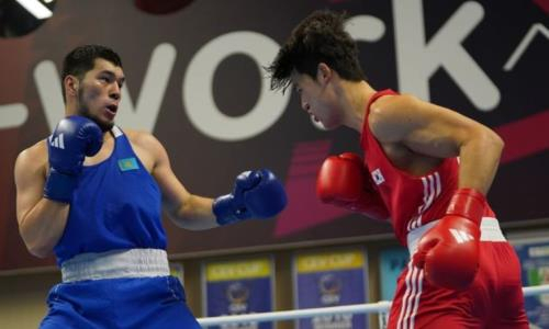 Казахстанец вызвал восхищение тренера после боя с нокдауном за лицензию Олимпиады-2024