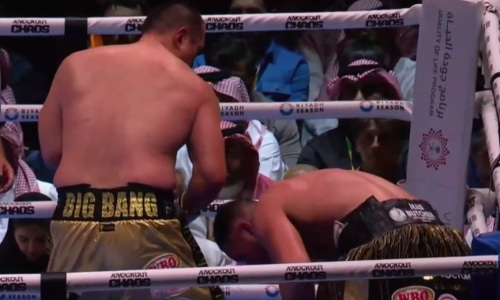 Сенсацией с двумя нокдаунами обернулся бой чемпиона мира на вечере бокса Джошуа — Нганну