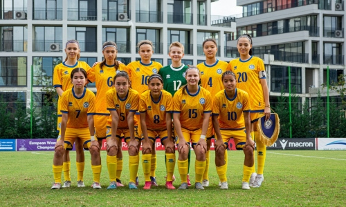 Объявлен состав женской сборной Казахстана до 17 лет на матчи отбора Евро-2024