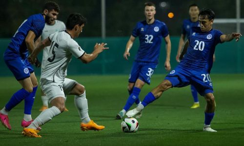 Со счетом 2:0 завершился матч сборной Казахстана по футболу