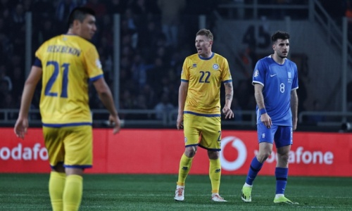 УЕФА представил статистику матча Греция — Казахстан