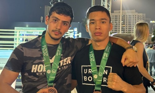 Казахстан выиграл две медали на турнире по боксу в Дубае
