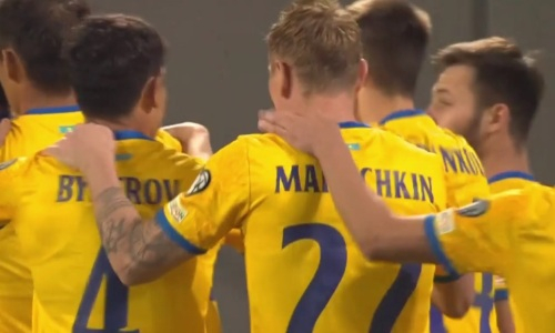 Закончился первый тайм матча Люксембург — Казахстан